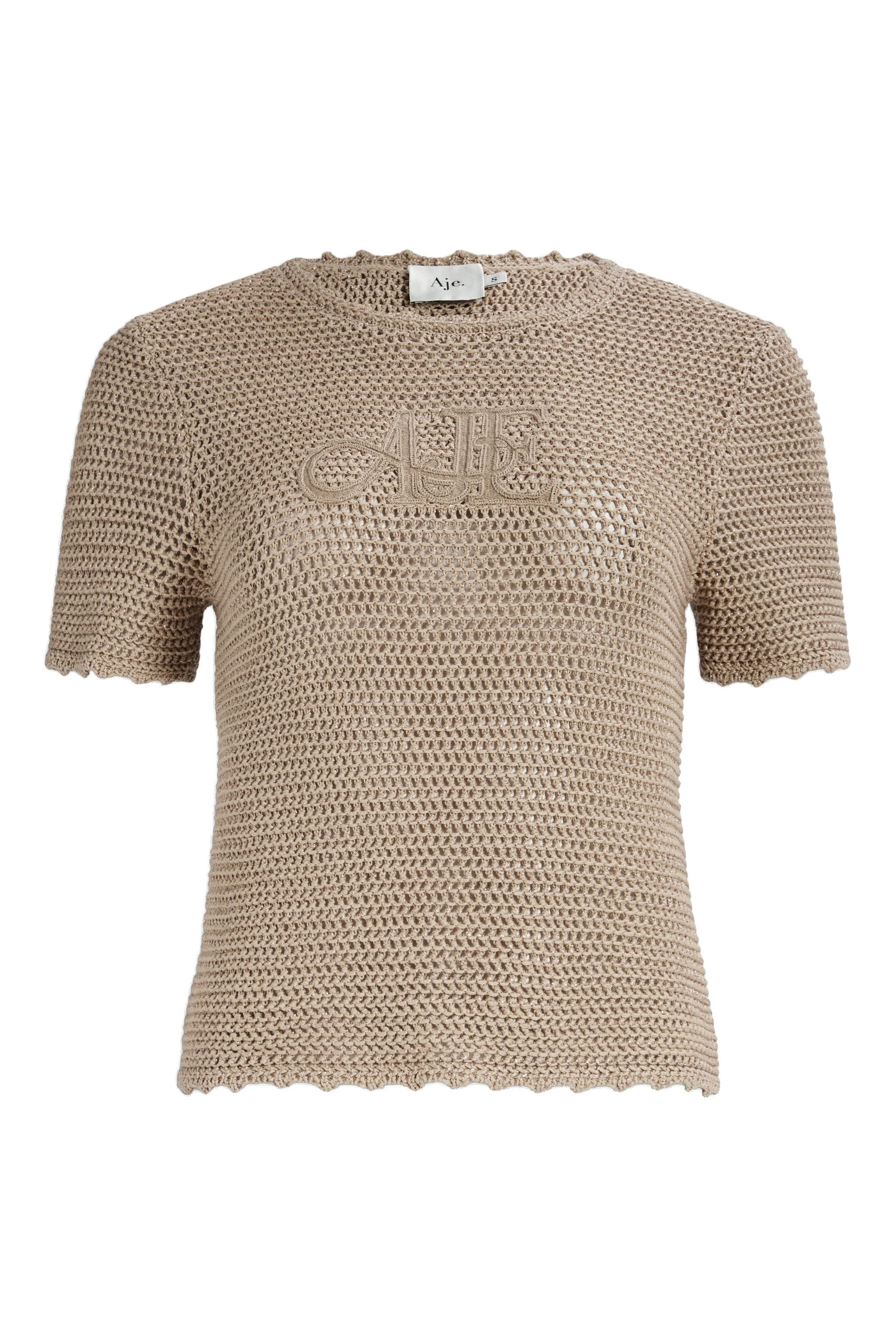 Aje Uma Slim Knit Tee Australia Signature Knitwear – Luxury Shoes Aje Uma Slim Knit Tee