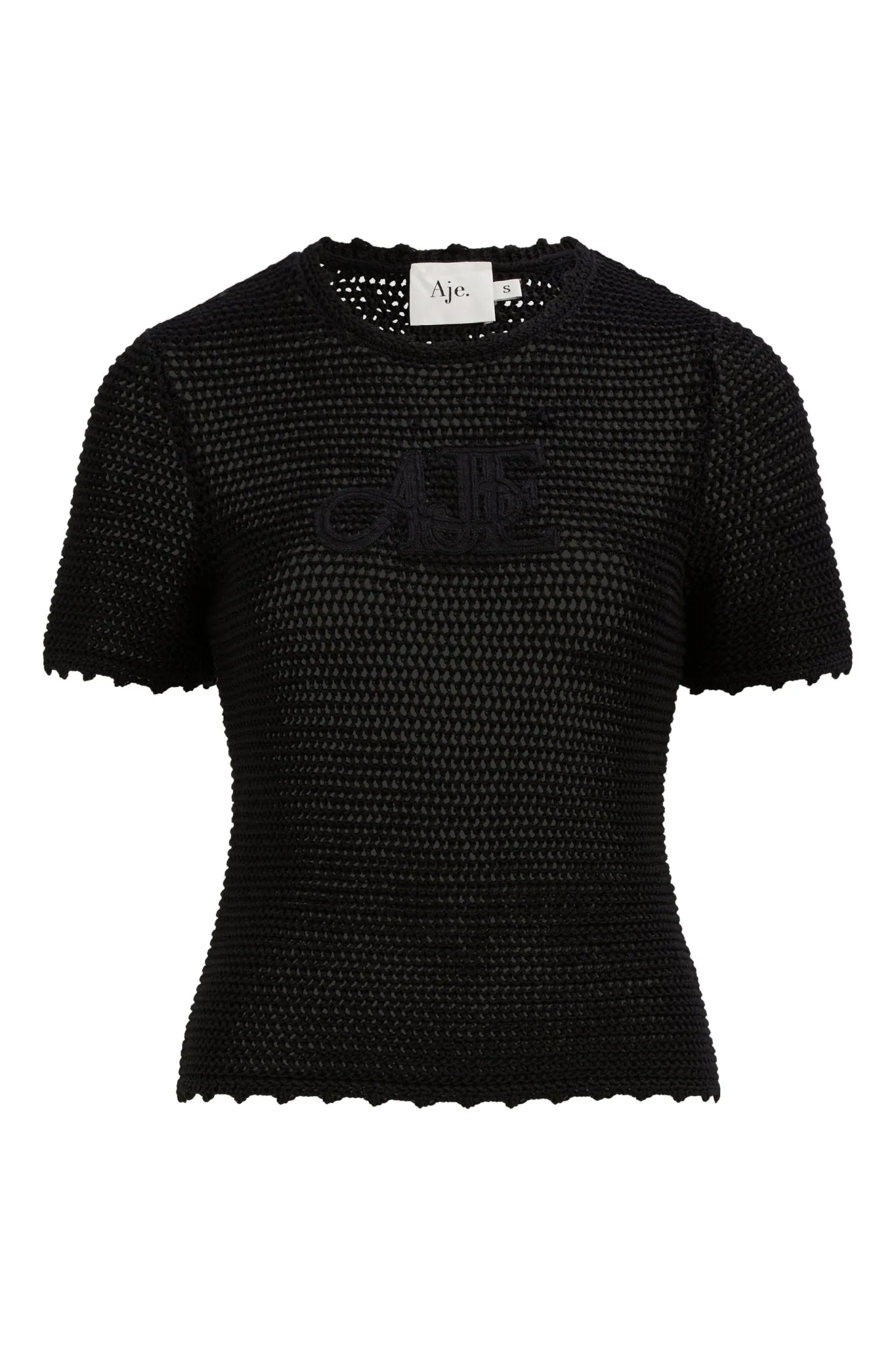 Aje Uma Slim Knit Tee Australia Signature Knitwear – Luxury Shoes Aje Uma Slim Knit Tee