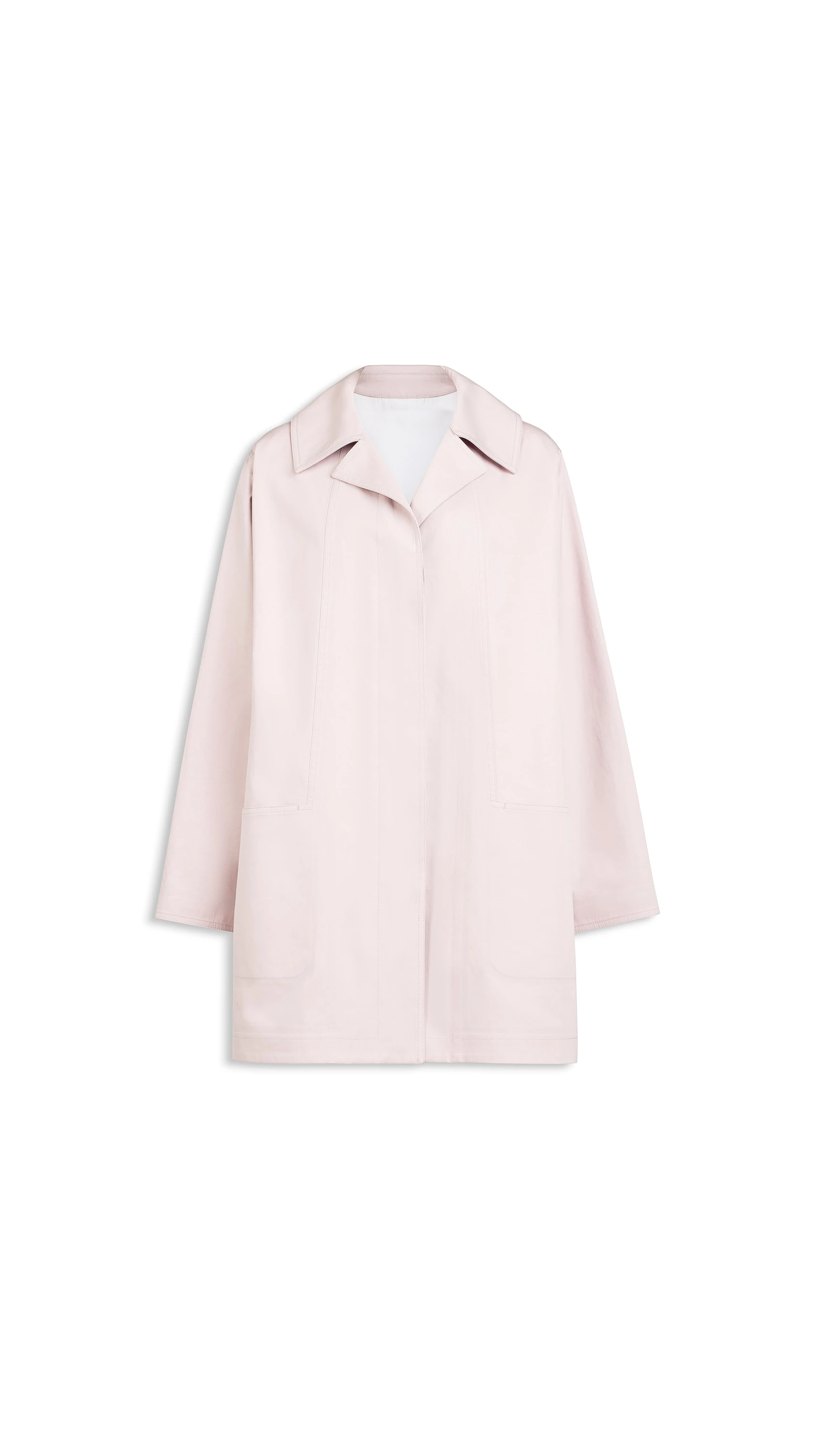 Alaia A-Line Silk Cotton Coat Alaia a-line silk cotton coat