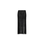Alaia beaded knit column skirt