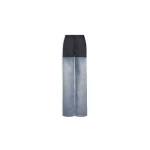 Alaia bi-material denim pants