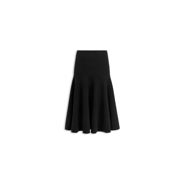 Alaia cashmere flared skirt