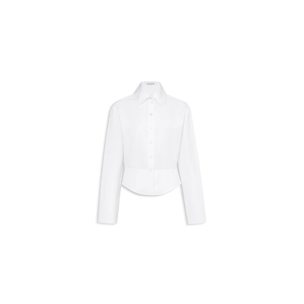 Cotton Poplin Basque Shirt