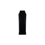 Alaia cotton velvet column skirt