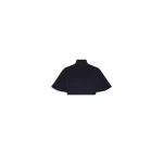 Alaia cropped cotton jersey t-shirt in black