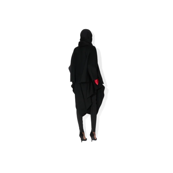 black designer coats