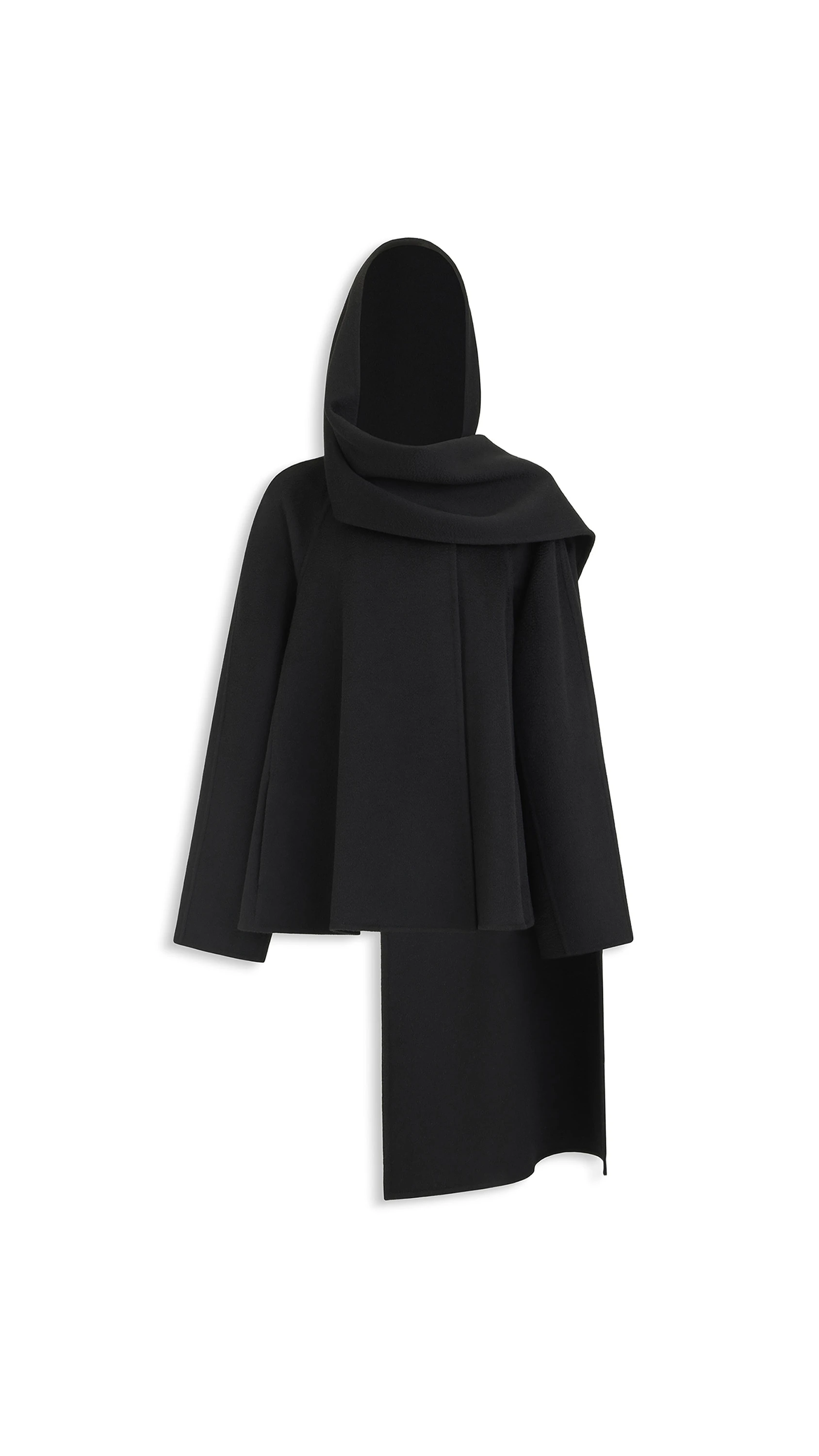 Alaia Double Face Cashmere Scarf Coat Alaia double face cashmere scarf coat