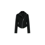 Alaia double face wool biker jacket