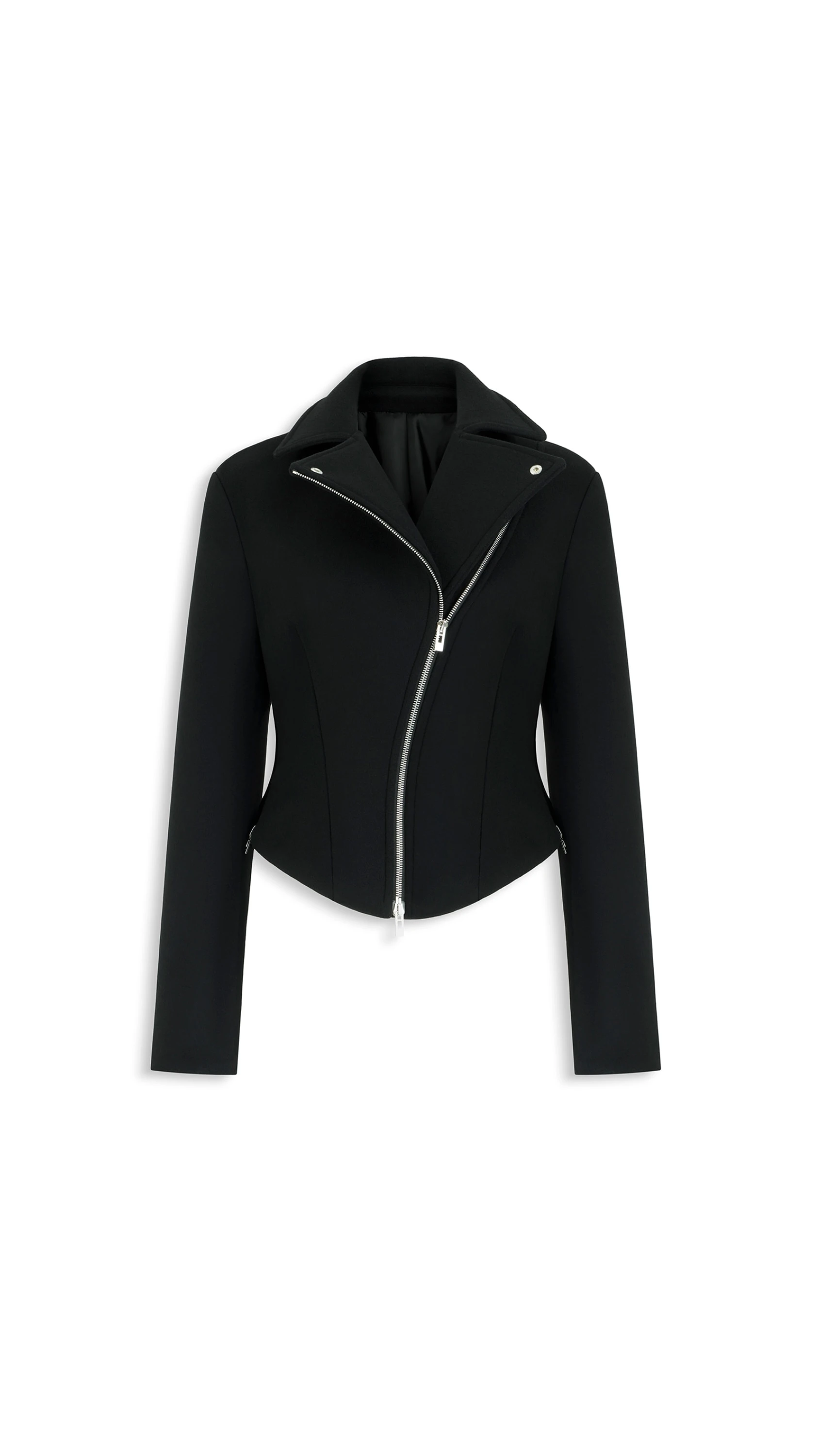 Alaia Double Face Wool Biker Jacket Alaia double face wool biker jacket