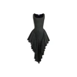 Alaia felted wool triangle dress