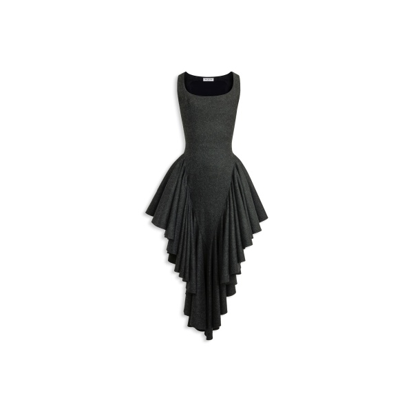 Alaia felted wool triangle dress