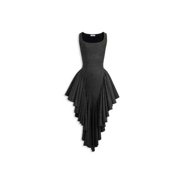 Felted Wool Triangle Dress