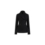 Alaia fitted wool caban