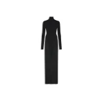 Alaia jersey bodycon dress in black