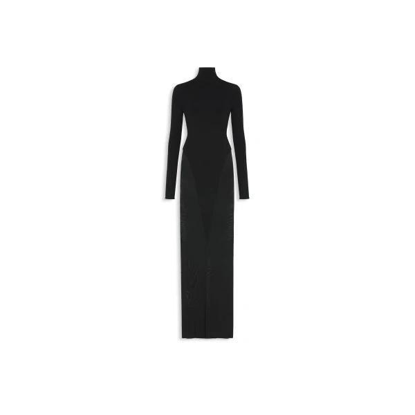 Alaia jersey bodycon dress in black