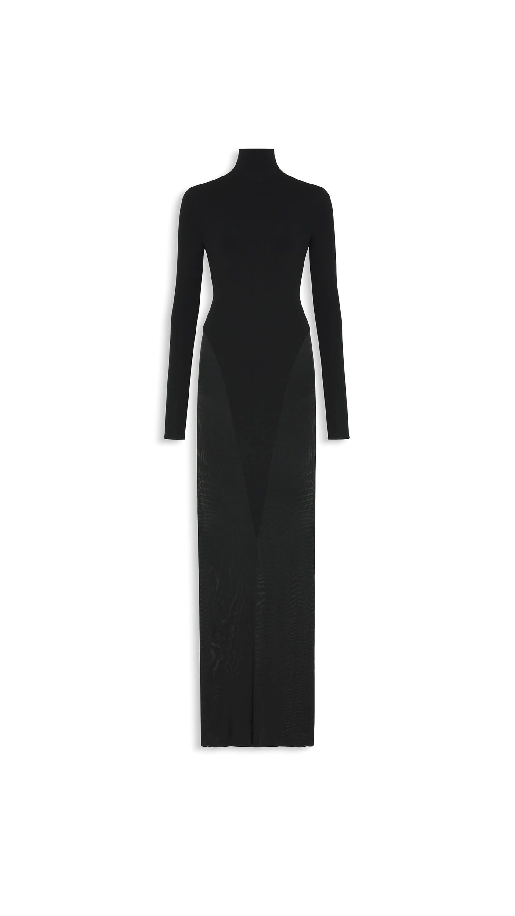 Alaia Jersey Bodycon Dress in Black Alaia jersey bodycon dress in black
