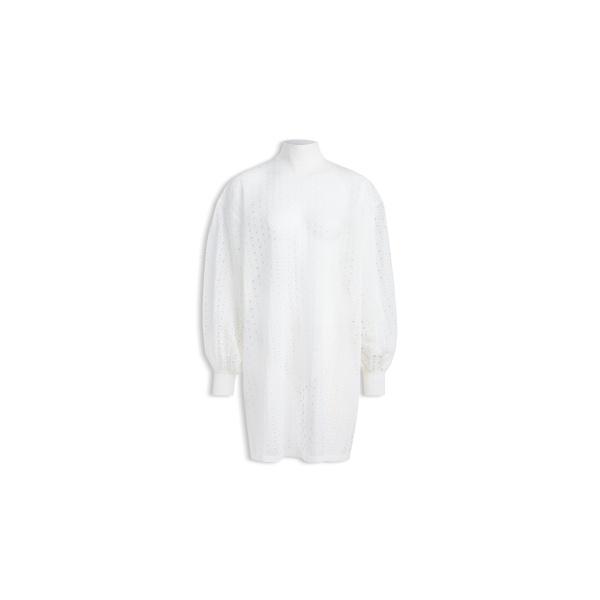 Alaia knitted eyelets tunic