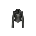 Alaia lambskin biker jacket