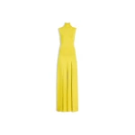 Alaia maxi pleated dress