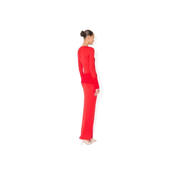 red designer dresses