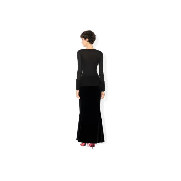 black designer tops