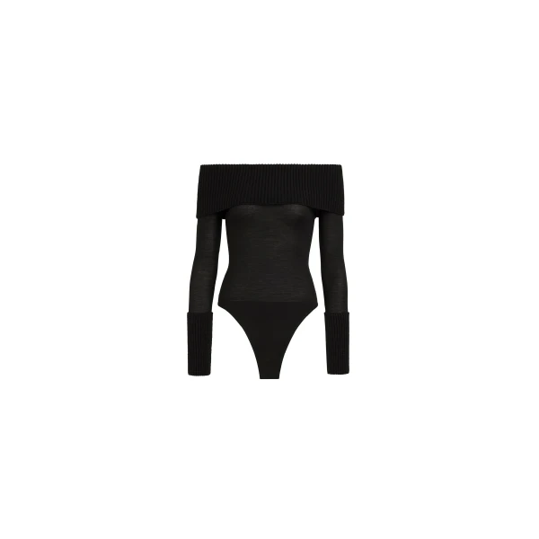 Merino Off-Shoulder Bodysuit
