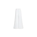 Alaia palazzo denim jeans in white