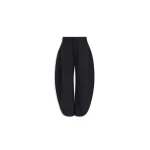 Alaia petal wool denim pants