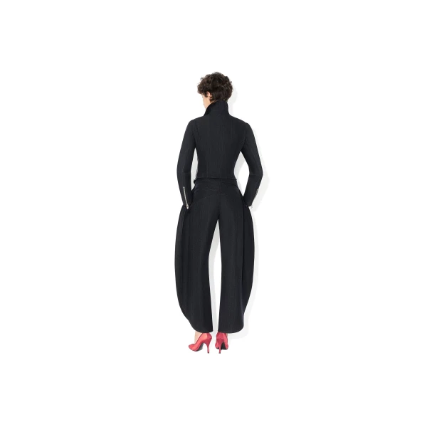 black designer trousers