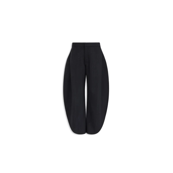 Alaia petal wool denim pants