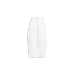 Alaia rodeo denim pants in white
