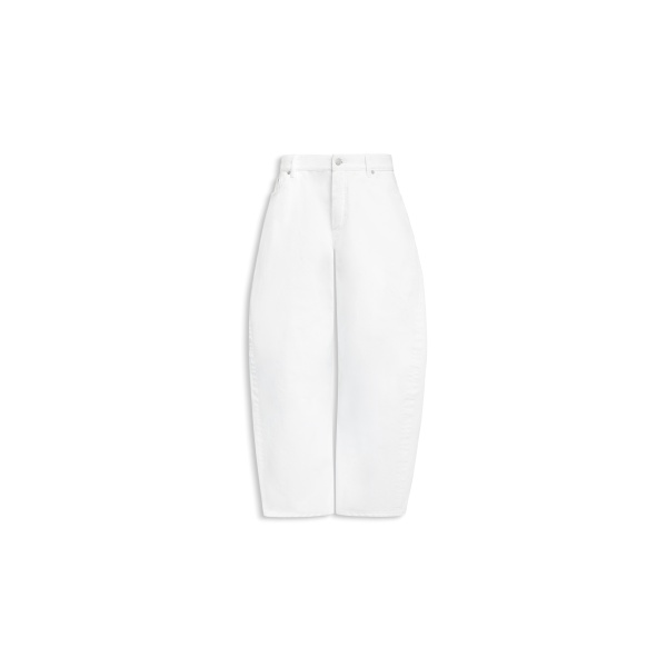 Alaia rodeo denim pants in white