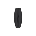 Alaia round tailored pants in anthracite