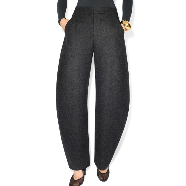grey designer trousers