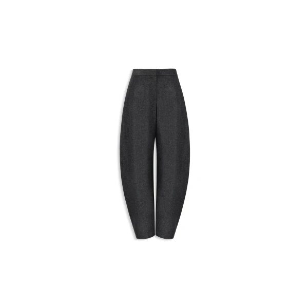 Alaia round tailored pants in anthracite