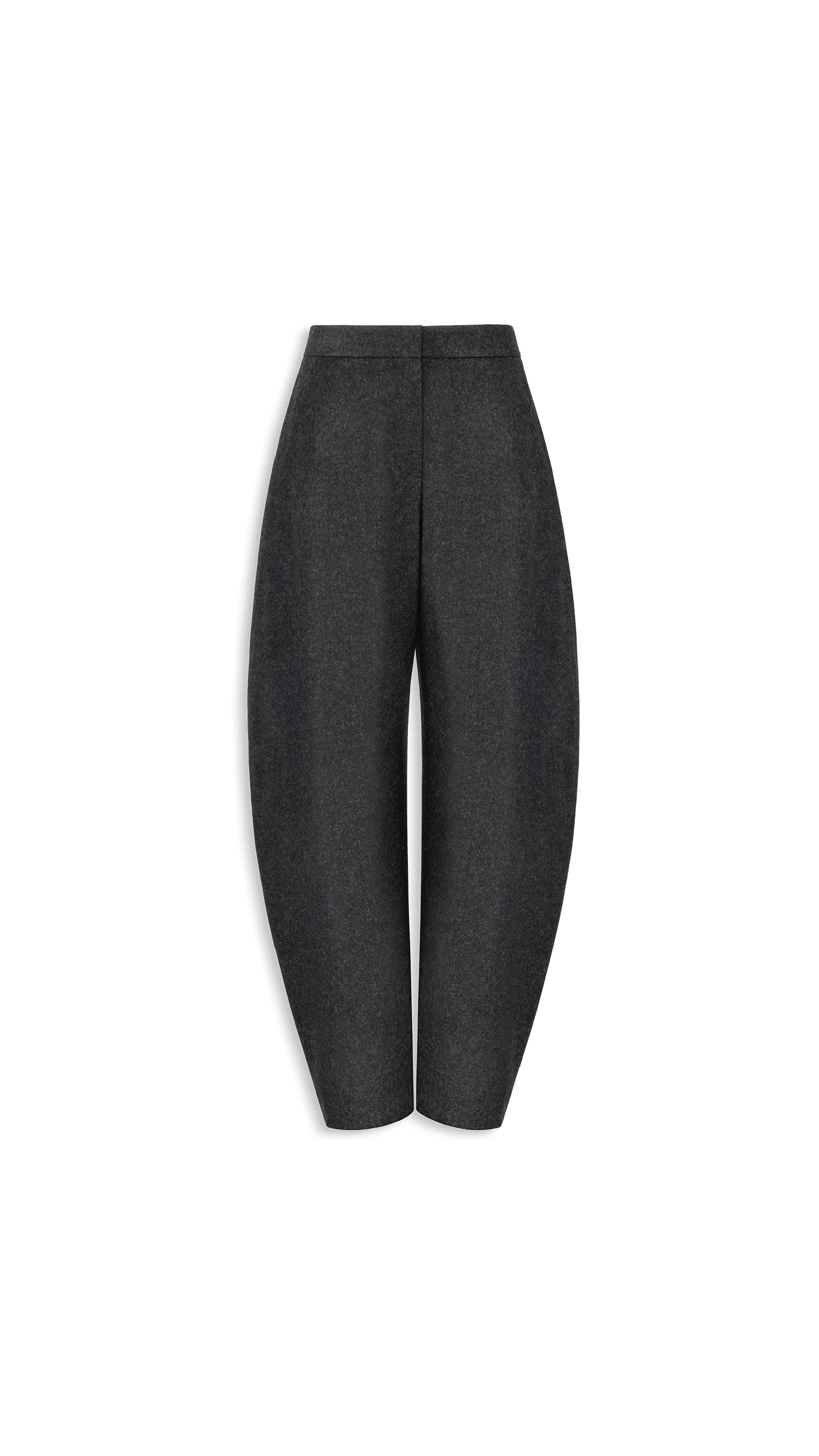 Alaia Round Tailored Pants in Anthracite Alaia round tailored pants in anthracite