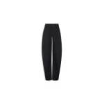 Alaia round wool denim pants