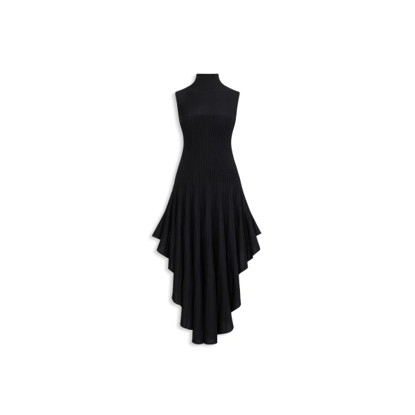 Alaia sculpting pointed dress