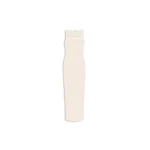 Alaia silk knit bodycon dress in ecru