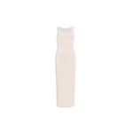 Alaia silk knit bodycon dress in pink