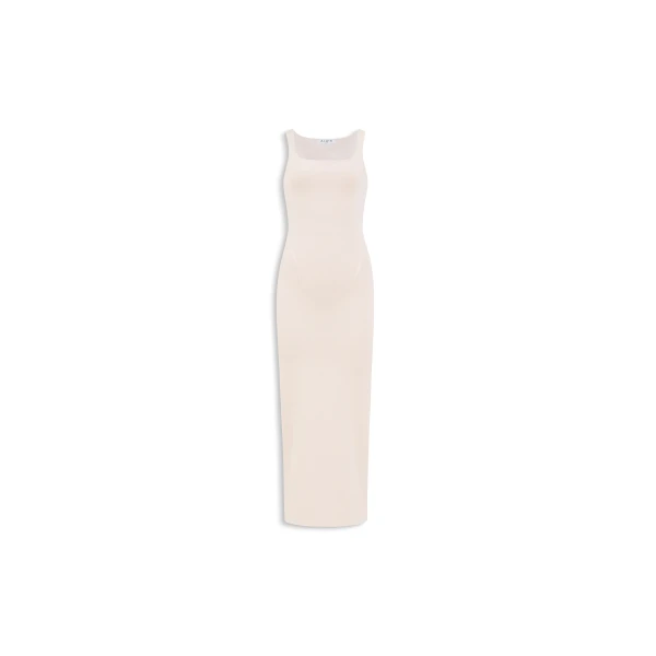 Alaia silk knit bodycon dress in pink