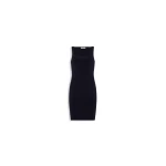 Alaia silk knit mini bodycon dress in black