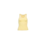 Alaia silk ribbed knit crop top