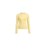 Alaia silk ribbed knit top