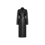 Alaia soft lambskin tailored coat