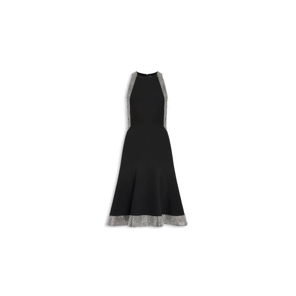 Alaia studded flared dress