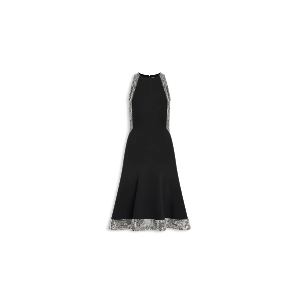 Alaia studded flared dress
