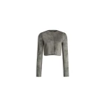 Alaia suede goatskin tailored jacket