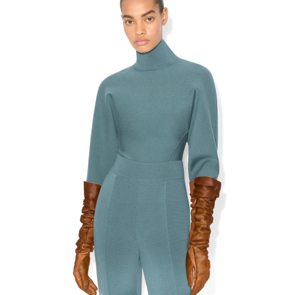 blue designer trousers