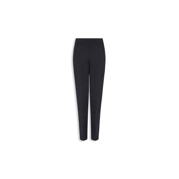 Alaia tapered wool pants in dark grey